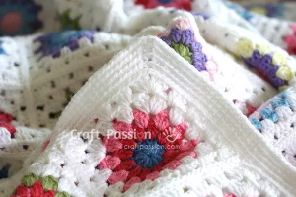 crochet granny square afghan pattern