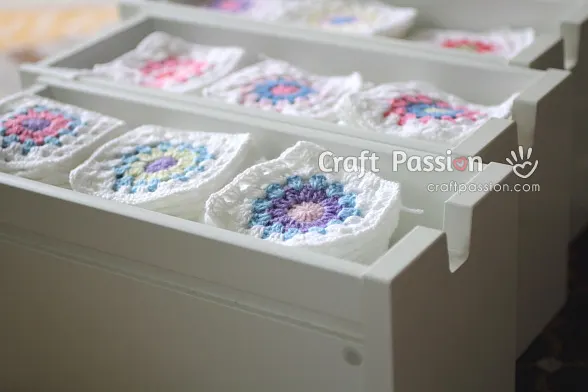 how to store granny squares