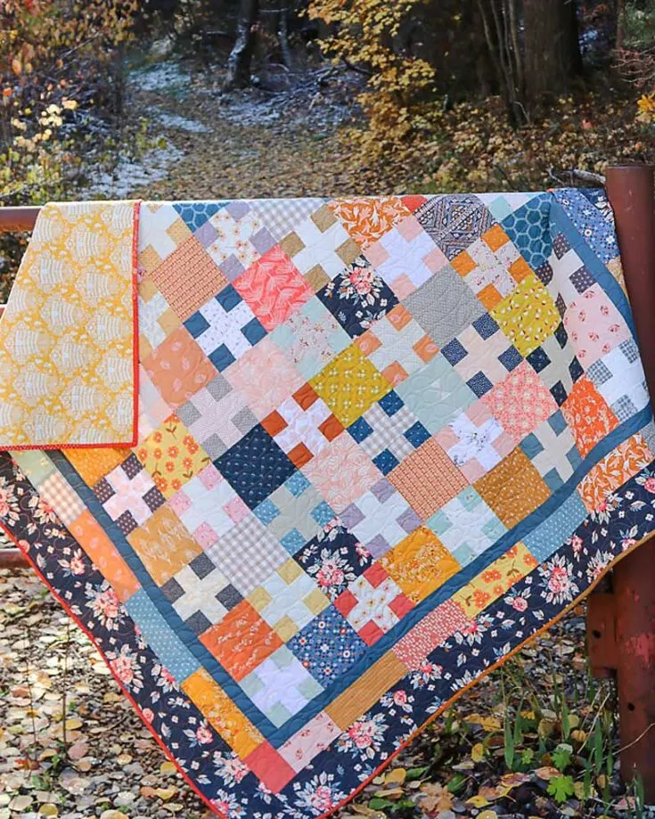 Here's a gorgeous piece that will look wonderful on your sofa chair by the crackling fireplace. This tutorial will guide you into making your Gratitude Plus Quilt, and it's also scrap-friendly! It's perfect for intermediates and advanced beginners to give it a shot and measures approximately 72" x 72".&nbsp;
