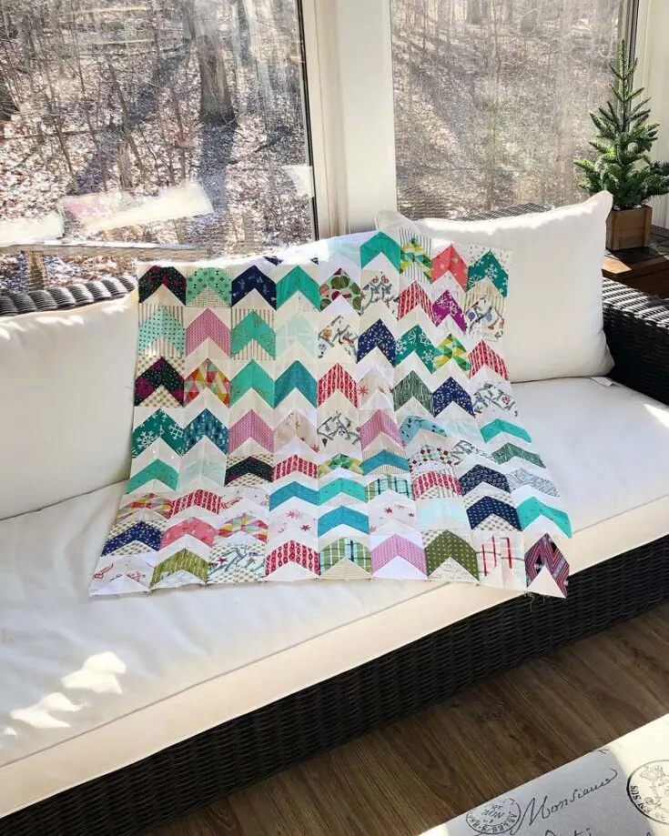 Now, let's get on with the paid patterns that are to die for, shall we? First on the list is this gorgeous design called the Great Scrap Quilt! For a reasonable price, you can access four varying sizes, and it's a pattern made for quilters of all skill levels. Give it a shot!