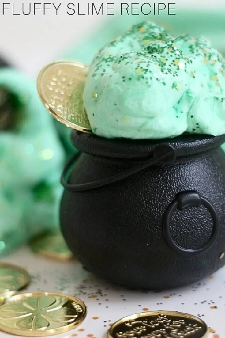Remember when slime was a major hit on social media a while ago? Well, this St. Patrick&rsquo;s Day, fluffy green slime will be a perfect interactive decor with your kids around this holiday. The slime is filled with gold coins, shamrocks, and, best of all, GLITTER!