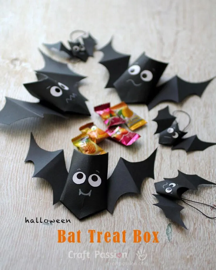 What is Halloween known for? Trick-or-treating, of course! Fly into a world of spooky sweetness with another Halloween craft to step up your candy game. These fun and friendly boxes will surely leave a smile, making every bite thrilling.