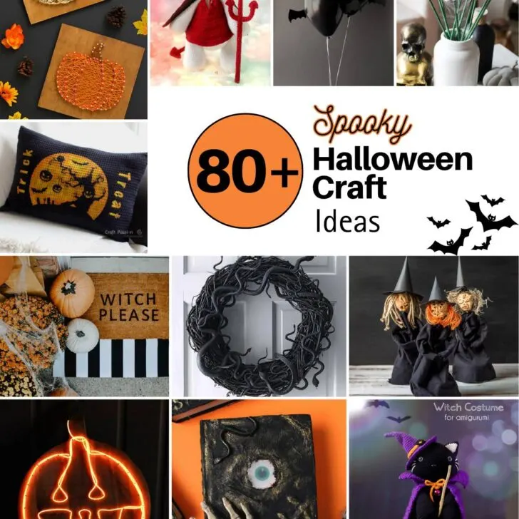 Get ready for Halloween by not only having an amazing costume but with a bunch of spook-tacular DIY Halloween decorations for trick-or-treaters!