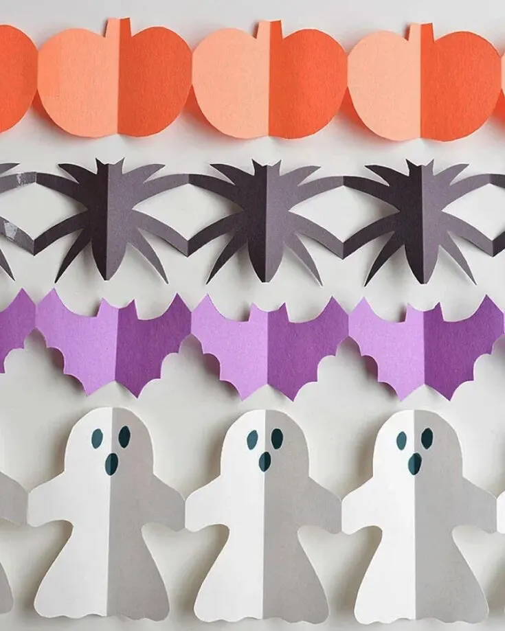 Tie a string of spookiness this year with this Paper Garland craft! Weave a masterpiece using different cutouts to form a spooky sign that will add a whimsical touch to your home! Not to mention, it's as simple as a printable template. Try it!