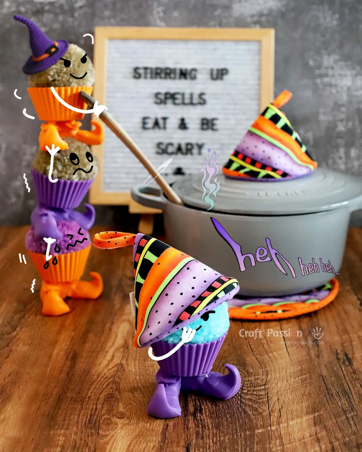 halloween potholders