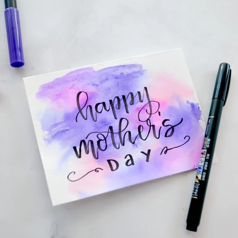Check out this Mother&rsquo;s Day watercolor card that will surely make your mom&rsquo;s day! Celebrate her day with a burst of pastel colors that say more than words. Ultimately, you can also add your own hand-written appreciation note to share your love with her.
