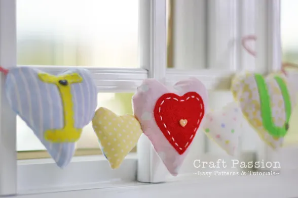 Heart Shaped Sachet garland