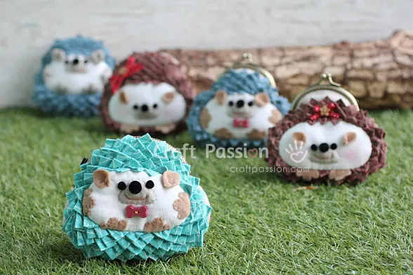 hedgehog purse