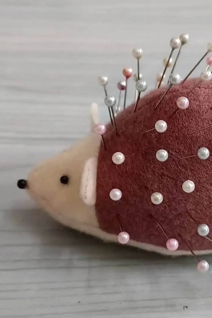 This hedgehog pin cushion is another adorable companion you can make to help you with your sewing projects. Fill it up with a heavier filling and it can even make a cute and functional paper weight!