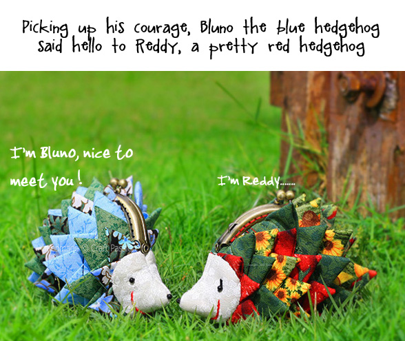 hedgehog scene2 Hedgehog Purse