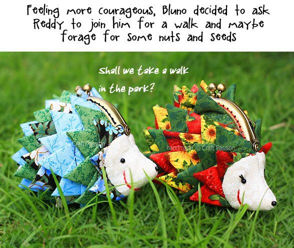 hedgehog scene3 Hedgehog Purse