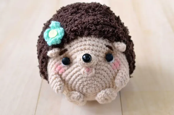 crochet hedgehog