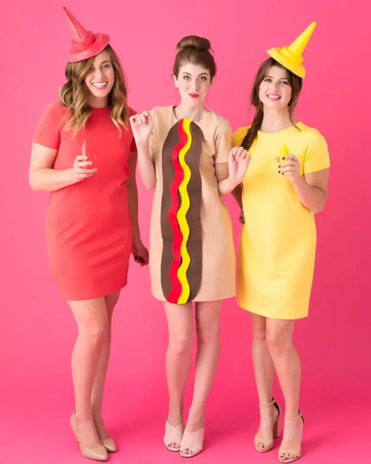 Whether you rock this matching costume in a trio or go solo, we guarantee smiles everywhere! It is a fun activity to bond over and have matching costumes this Halloween! Get ready for some messy fun!