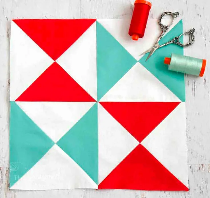 Image for Hourglass Quilt Block