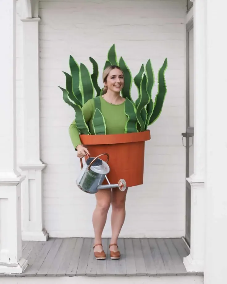 Become a cute little houseplant with this tutorial! Learn how to bring some life and brightness to the dead of night this Halloween by becoming an adorable boxtume! Try it out!