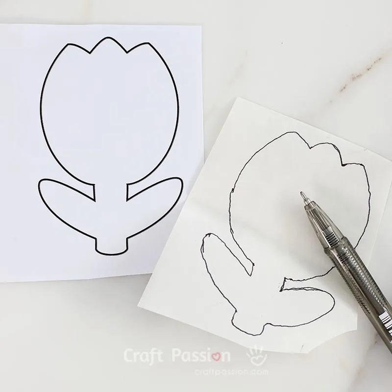 Learn how to trace on fusible web paper.