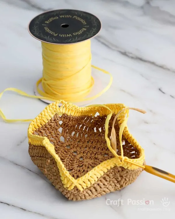 crochet bucket bag