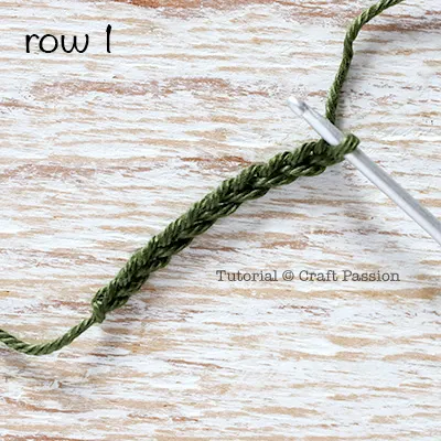 how to crochet basic leaf