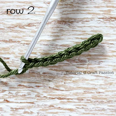 how to crochet basic leaf