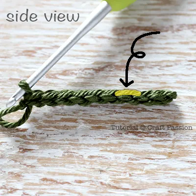 how to crochet basic leaf