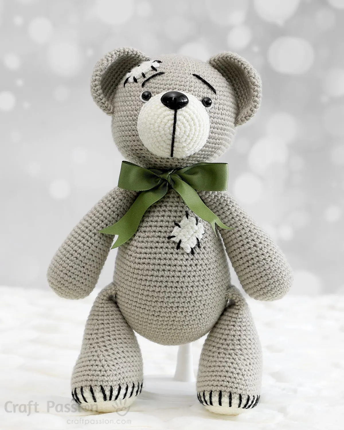 Get a free crochet teddy bear pattern with step-by-step instructions. Perfect for making the cuddly teddy bear friend, Tad, that every little kid wishes for.