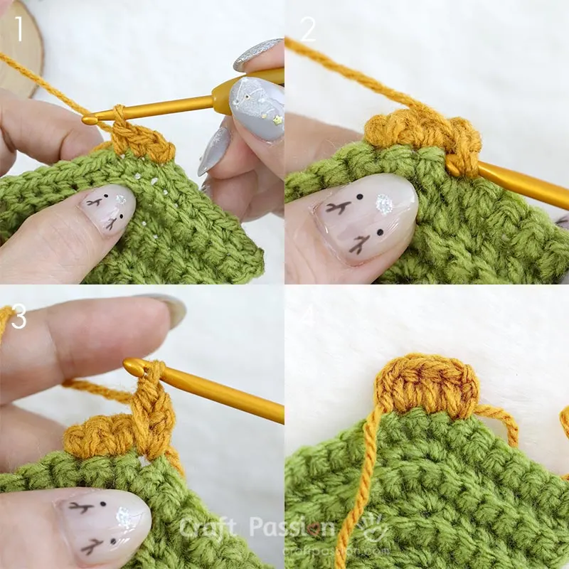 how to make quick and easy crochet christmas tree, 2/2