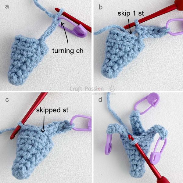 how to crochet freesia petals 1 Step-by-step tutorial on how to crochet freesia flowers