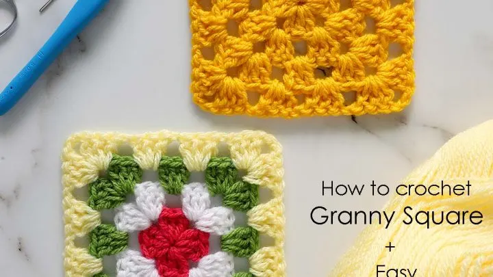 how to crochet granny square