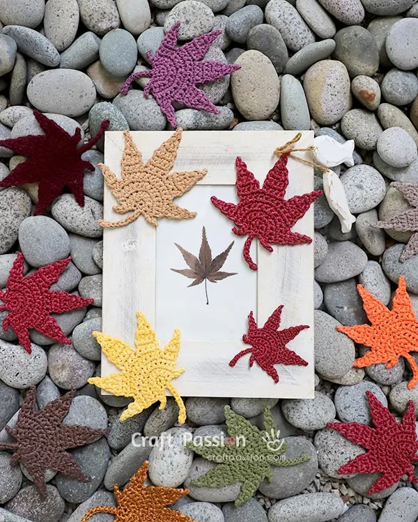 crochet japanese maple leaf pattern