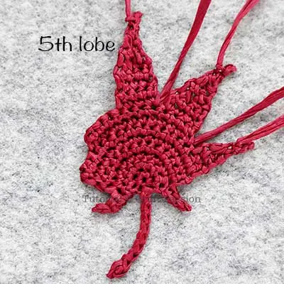 how to crochet leaf