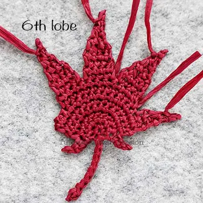 how to crochet leaf