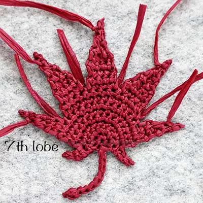 how to crochet leaf