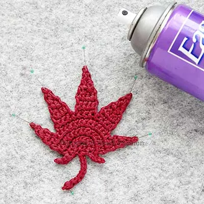 how to crochet leaf
