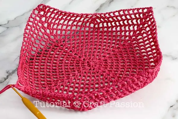 how to crochet market bag
