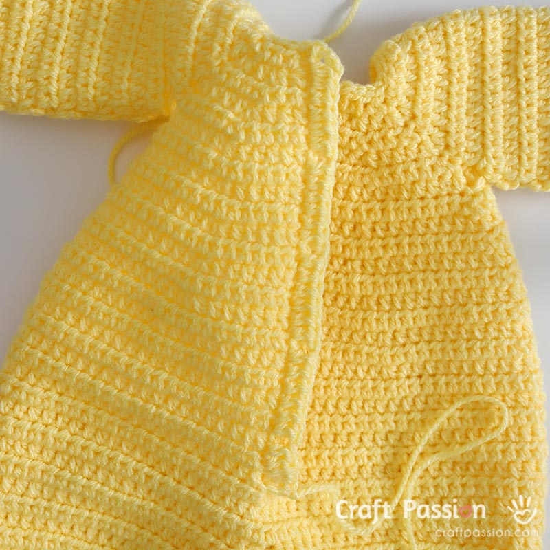 how to crochet pajamas 6 how to crochet front buttoned pajamas