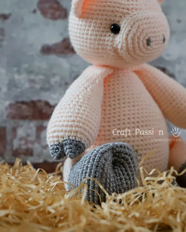 pig arm leg crochet pattern