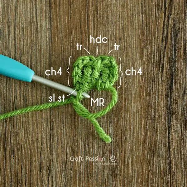 Step 2: Crochet the First Leaf
