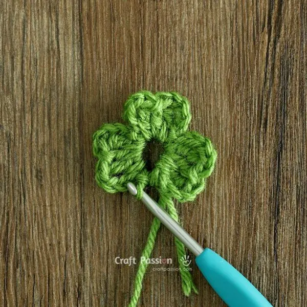 Step 3: Complete the Remaining Leaves For Shamrock