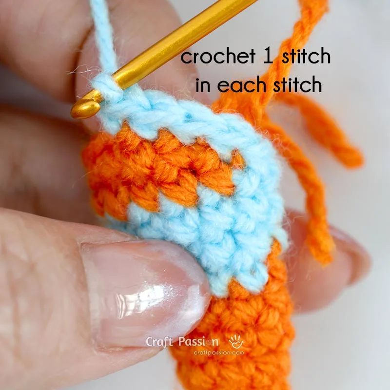 Step 3: How to Crochet a Tail that Curls Naturally Using the Short Row Technique.