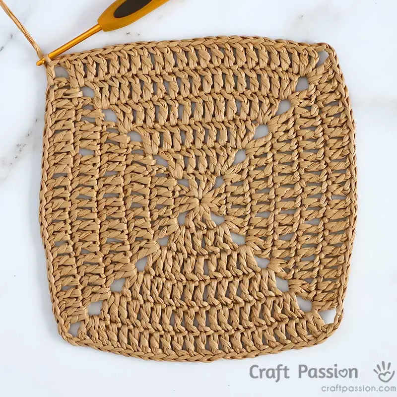 how to crochet square base crochet square bucket bag