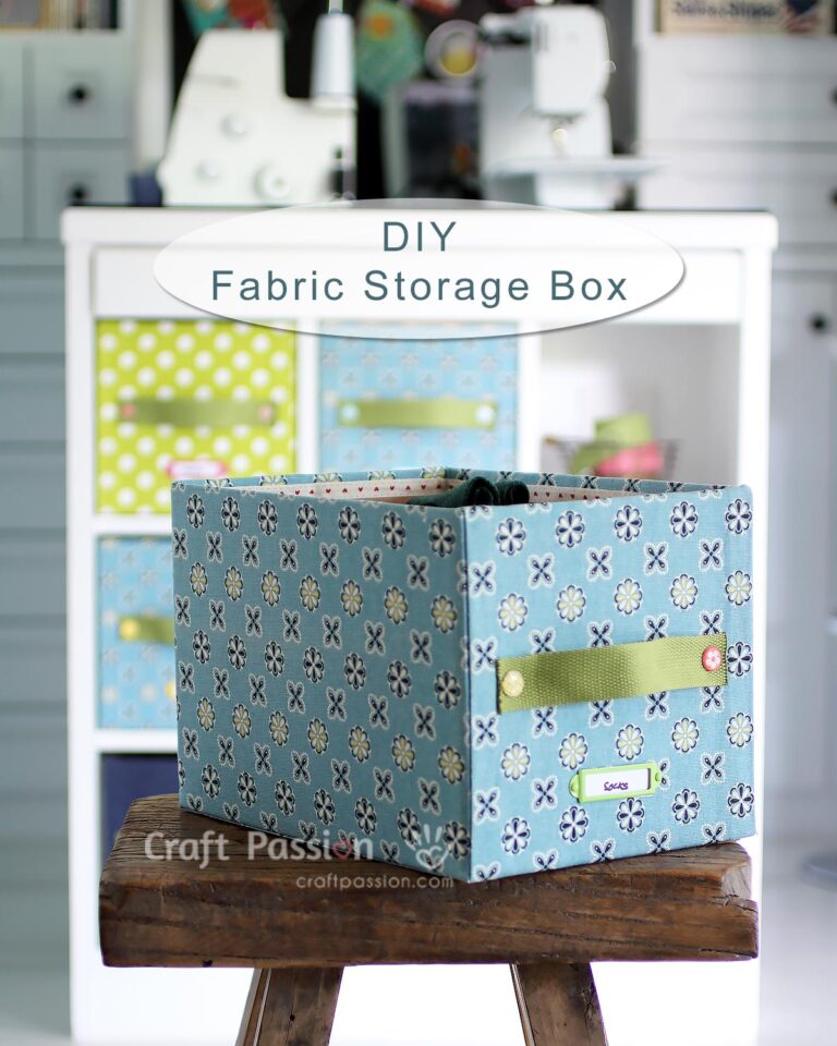 A detail tutorial on how to DIY fabric Storage Box by using carton box & fabric. Brighten up your storage boxes wt colorful fabrics to match your home deco.