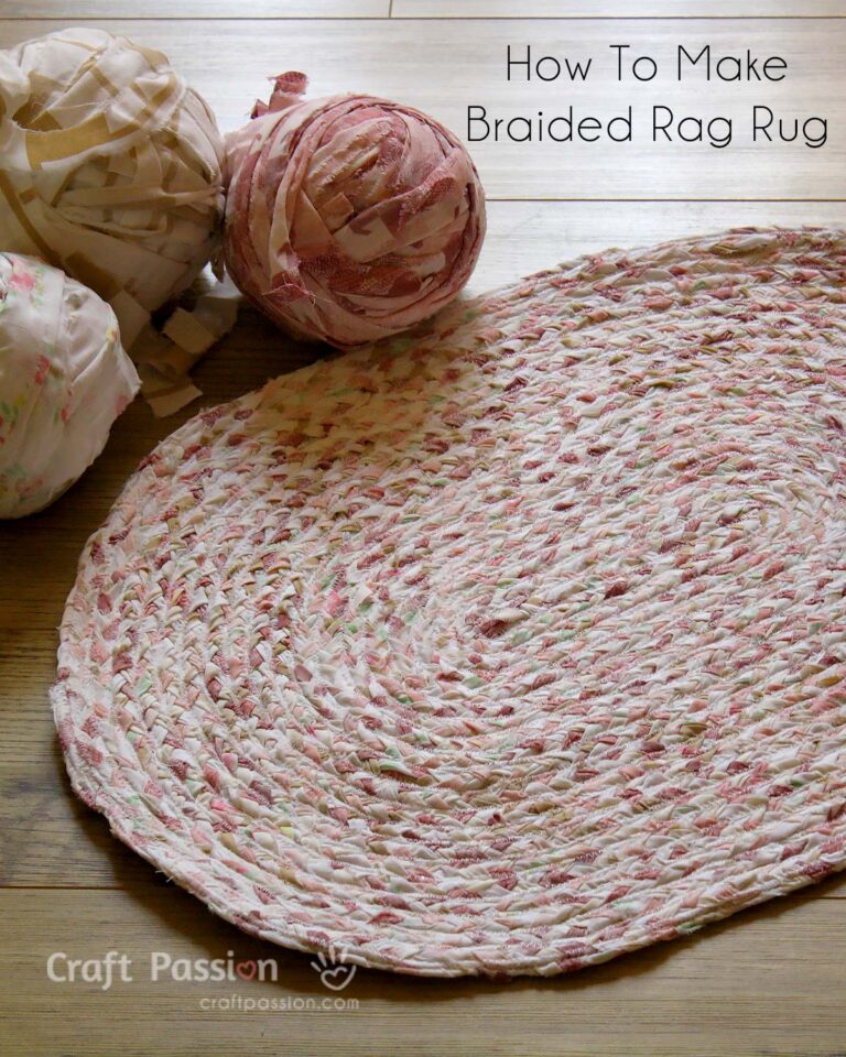 Learn how to sew a braided rag rug from old bed sheets. A good way to recycle old bed sheets and make a durable rag rug for use.