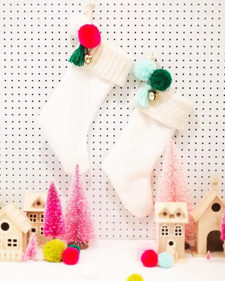 Get ready to unleash your inner elf! Since Christmas decor can be pretty pricy around the holiday season, why not make your own? Try crafting this Christmas stocking is as easy as wrapping presents. All you need to do is pick a fun pattern, grab some festive fabric, and sew up the merriest stockings in town!