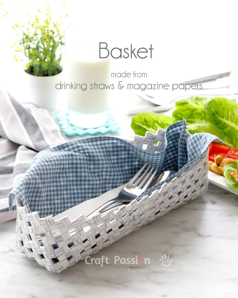 Learn to recycle drinking straws and weave them into Drinking Straw Basket, don't throw them away, recycle / upcycle it. Easy to follow video tutorial.