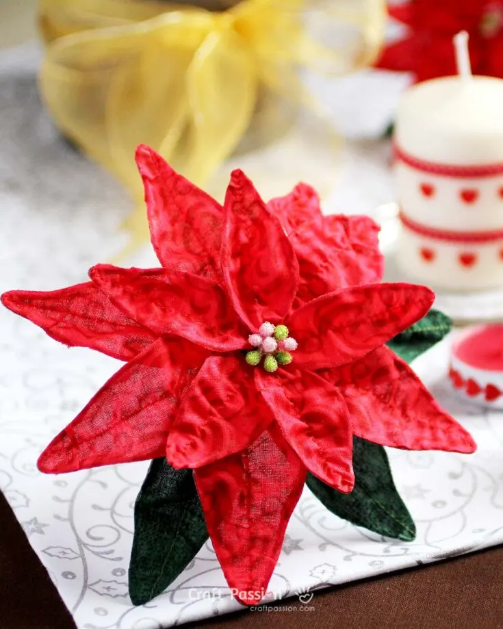 how to make a fabric flower