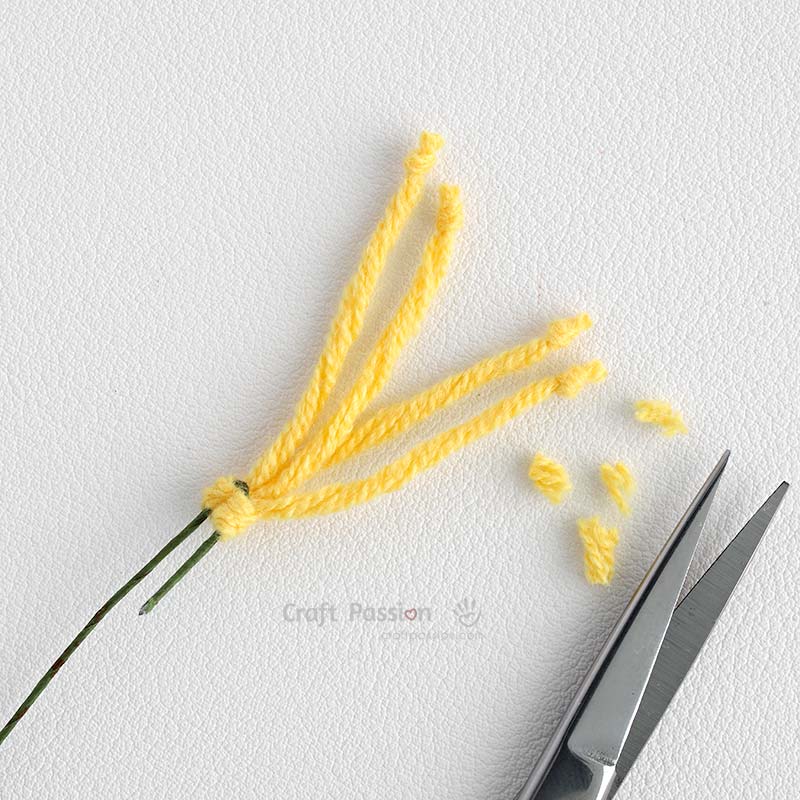 how to make freesia stamens easy stamen for crochet flower