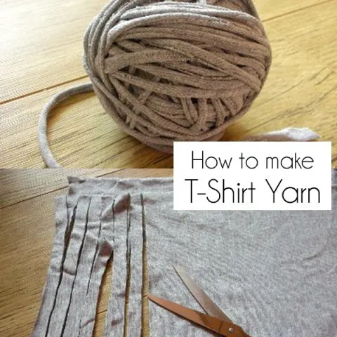 how to make t shirt yarn