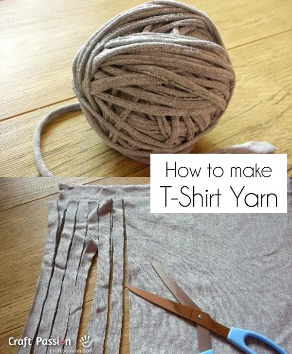 how to make t shirt yarn