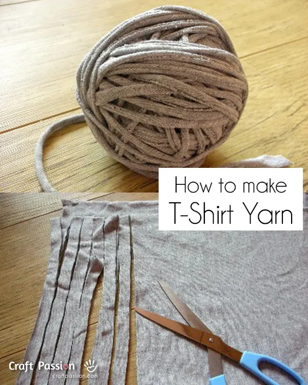 how to make t shirt yarn