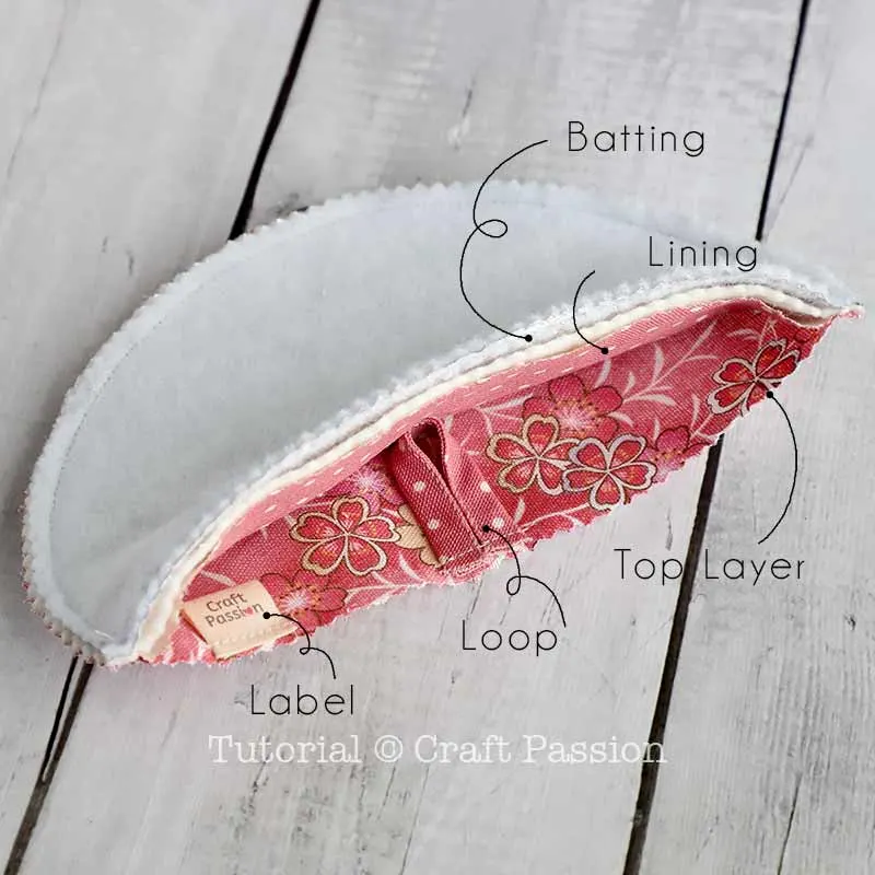 how to sew pot holder